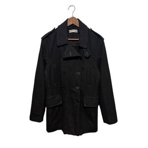 Vintage Stone Island Wool Blend Peacoat